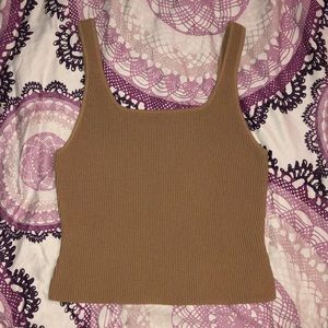 Babaton Sculpt Tank Long in Taupe